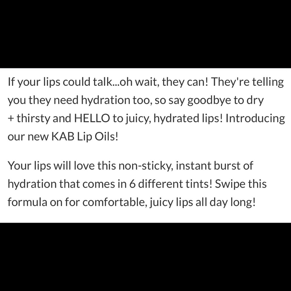 HP❤️ KAB Lip Oil - Picture 3 of 7